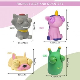 4 Pièces Squeeze Jouet,Popping Out Eyes Squeeze Toys,Squeeze Ball,Anti-Stress Jouets,Squeeze Antistress Jouets,Squeeze Toys p