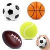 Steemjoey Lot de 4 balles Anti-Stress de Sport Fidget Toy Fidget Sensory Anxiété Soulagement du Stress Jouet pour Enfants Adu