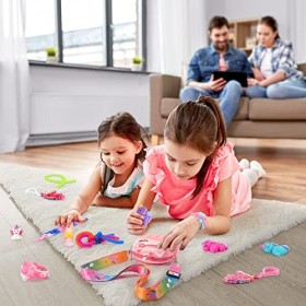 Diyfrety Cadeau Fille 3 4 5 6 7 8 9 10 Ans, Fidget Jouets Pack Pas Cher Jouet Fille 2-10 Ans Pop It Jouet Anti Stress Sac Pop