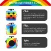 Yetech Rainbow Jouets de décompression, Anti-Stress Toy Stress Cube pour Enfants et Adultes