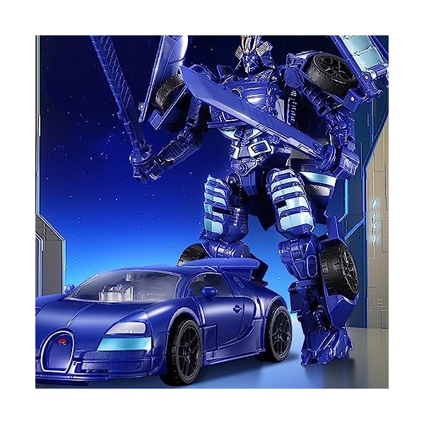 LGQHCE Transform-ers Jouets, Voiture de Jouet Robot Déformée 2 en 1