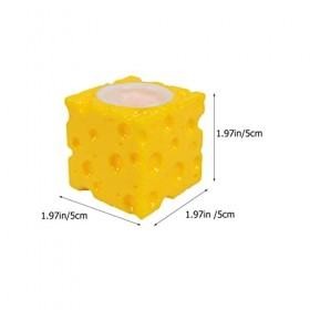 TOYANDONA Anti Stress Fromage Souris 4 Pièces Stress Tasses Jouets Intéressant Aléatoire Portable Enfant Presser Farce Fromag