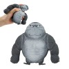 TIANLIN Figurine de Gorille Anti Stress, Gris-Noir Jouet Gorille Anti-anxiété, Anti-Extrusion Réaliste, Squeeze Toy Doux, Con