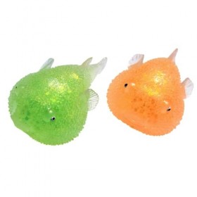 Lot de 2 balles Anti-Stress Jouets en Forme de Poisson,Jouet sensoriel Doux,pour Les fêtes denfants,Squeeze Fidget Jouets, r