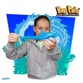 Rep Pals - Dauphin, Jouet Extensible de Deluxebase. Répliques danimaux Super Extensibles et réalistes, idéal pour Les Enfant