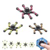 2 Unités Fidget Spinners Transformables et Fluorescentes. Robot Rotatif Portatif. Jouet Anti-Stress. Cadeau pour Adultes et E