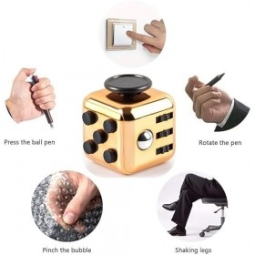 Yeefunjoy Cube Anti-Stress Fidget Toy Cube Jouet sensoriel pour soulager Le Stress et lanxiété Jouet tuant Le Temps Jouet à 