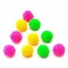 Lot de 10 mini balles anti-stress avec picots pour massage entre autres 2 cm de la marque schenkfix