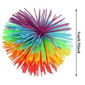 Boules Stringy de Singe, Balle en Silicone Colorée Boules, Boules de Stress Rebondissantes, pour lirritabilité/Décompression
