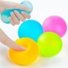 Ainiv Balles Anti-Stress Colorées Fidget Balls, 4PCS 4cm Boule Anti Stress pour Enfant et Adulte, Haute élasticité Balle Anti