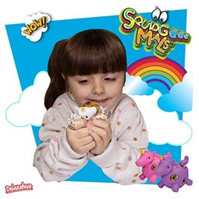 Squidgeemals - Licorne de Deluxebase. Jouet Licorne Squishy Super Extensible avec Perles de Gel. Jouets Anti Stress Squishy p