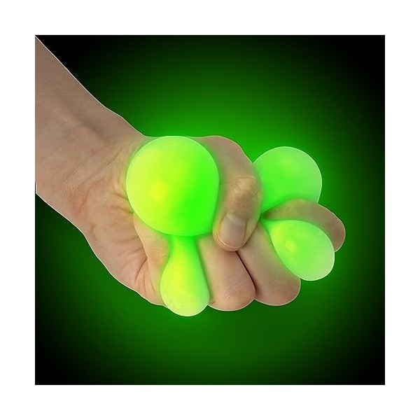Tobar- Squish Ball Balle Anti Stress à Presser, 38439, Motifs et Couleurs Assorties, 6 x 6 x 6 cm
