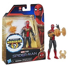 Spider-Man Hasbro Iron Spider, Figurine daction 15 cm avec Armure Mystery Web Gear, inspirée du Film No Way Home, pour Enfan