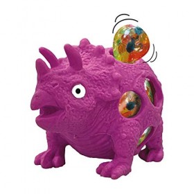 Squidgeemals - Dinosaure de Deluxebase. Jouet Dinosaure Squishy Super Extensible avec Perles de Gel. Jouets Anti Stress Squis