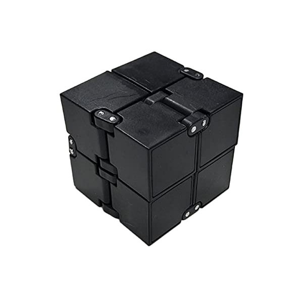 Infinity Cube, Cube Infini Jouets Fidget Anti Stress Cube pour Soulagement du Stress et de lAnxiété Relaxant Mauve 