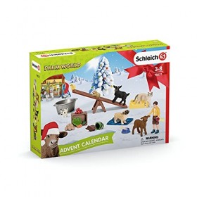 Schleich 98271 Calendrier de l’Avent Farm World 2023 Farm World Multicolore