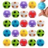 Keneric - Lot de 24 balles anti-stress rotatives - Mini ballon de football - Jouet anti-stress - Petit cadeau danniversaire 