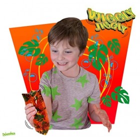 Wiggly Jiggly - Dinosaure de Deluxebase. Jouet deau Grand Format Super Squishy Contenant de Petits Dinosaures. Jouets sensor