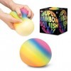 Tobar- Squish Ball Balle Anti Stress à Presser, 38441, Motifs et Couleurs Assorties, Small