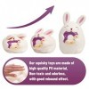 Anboor Squeeze Toys Lapin Montée Lente Jouets Anti-Stress Squishy Kawaii Donut Décorations de Pâques