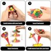 Vibbang 3 pièces Bouncing Bowl Fidget Toys, Bol rebondissant Creative Camouflage Bounce, Nouveauté Filature Jouet Anti-Stress