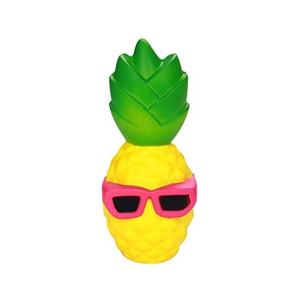 Anboor Squeeze Toys Ananas Géant Montée Lente Jouets Anti-Stress Squishy Kawaii des Lunettes de Soleil