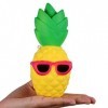 Anboor Squeeze Toys Ananas Géant Montée Lente Jouets Anti-Stress Squishy Kawaii des Lunettes de Soleil