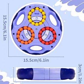 Yeefunjoy Magic Bean, Rotatif Doigt Cube IQ Game Haricot Magique Cube Rotatif Jouets Jeu dadresse Anti-Stress Jouets, Cadeau