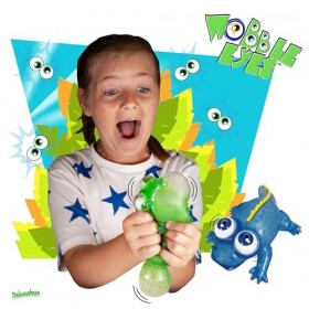 Deluxebase Le Shimmy de Crocodile Observe Toy from Grand Crocodile Extensible et visqueux Superbe avec Les Yeux bancals géant