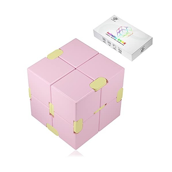 Funxim Fidget Cube Décompression Jouet Cube de linfini, Stress de Jouet de Doigt de Fidget et soulagement dinquiétude, tuan