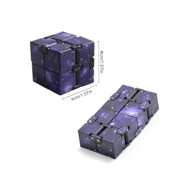 RGZD Infinity Cube - Jouet de décompression Magique - Cube Infini pour Un Plaisir sans Fin et Une réduction du Stress - Tue L