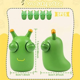 5 pcs Jouets À Presser Sensoriels,Balles Anti-Stress pour Adultes Enfants,Squishy Squeeze Jouet ,Jouet à Presser Anti Stress,