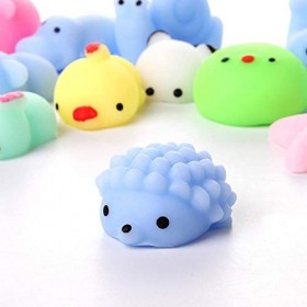 25 pcs Animal Mignon Mochi Squeeze Toy, Jouets TPR, Kawaii Squishy Jouets Animaux, Squishy Kawaii Squishies Animaux Slow Risi