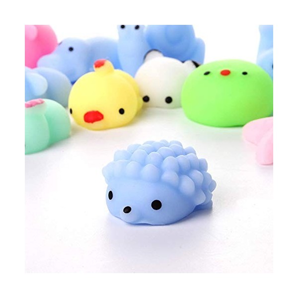 25 pcs Animal Mignon Mochi Squeeze Toy, Jouets TPR, Kawaii Squishy Jouets Animaux, Squishy Kawaii Squishies Animaux Slow Risi