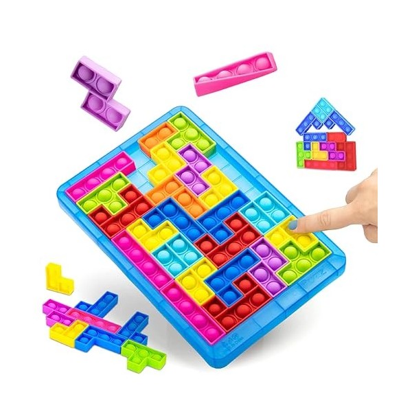 Pop It Bebe Puzzle Enfant 3 4 5 6 Ans Fidget Toys Anti Stress Enfant  Antistress Popite pour Enfant Anti Stress Jouet Enfant J