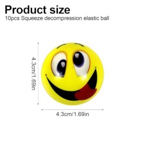 BCBF 10 Pièces Balles Anti-Stress,Décompresser La Balle,Cadeaux danniversaire pour Enfants,Balles Jouets Anti-Stress, Balles