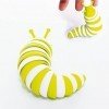Fidgets Slug Jouet Escargot Arc-en-ciel 3D Fidget Slug Toy Anti Stress Creative Jouet sensoriel pour Petite Motricité pour En