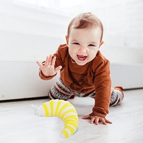 Fidgets Slug Jouet Escargot Arc-en-ciel 3D Fidget Slug Toy Anti Stress Creative Jouet sensoriel pour Petite Motricité pour En