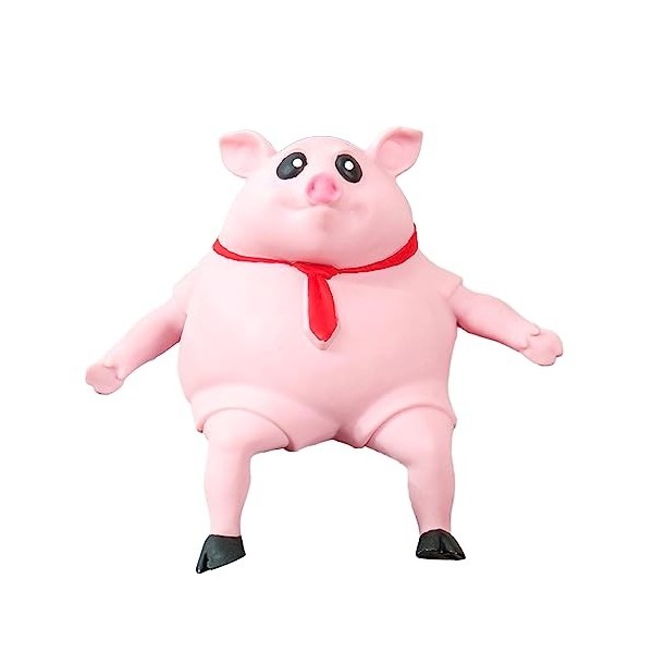 CLIUNT Piggy Squeeze Toy,Jouet drôle de Cochon Rose,Squeeze Piggy Toy,Cochon Jouets À Presser,Jouet Cochon Rose pour Les Enfa
