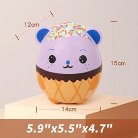 Anboor Squishies Collection Panda Egg Galaxy Jouets Anti-Stress Fantaisie et Gadgets Accessoires de Fete de Kawaii Convient A