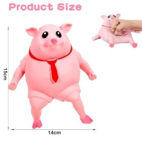 Jouet à Presser Cochon, Cochon Jouet Anti-Stress, Squeeze Piggy Toy,Anti-Stress Cochon Balle De Squeeze Jouet, Cochon de Déco