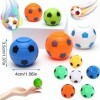 12 Pièces Mini jouets de doigt de ballons de football, Fidget Spinner Jouet Balle Anti-Stress, Mini Balle de Sport Anti-Stres