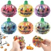 TOPJOWGA Balles Anti-Stress de Halloween, 6 Pièces Jouet Pinata Halloween pour Enfant, Relief Ball, Balles Jouets Anti-Stress