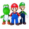 ICUTEYANG Jeu de 3 Chiffres daction Mario Bros Figurines Toys de 5 Pouces, Jouets de Mario Brothers pour Enfants, Luigi, Yos