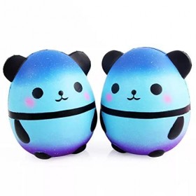 Wunderwald Squishie Panda Jouet anti-stress pour enfant Motif panda XL