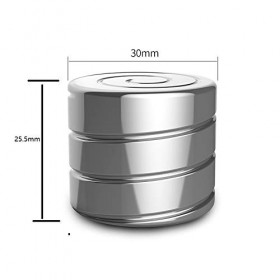 CaLeQi Bureau Cinétique Jouet Bureau Spinner Ball en Métal Gyroscope avec Illusion Optique pour Soulager Le Stress Inspirer L