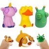 Squeeze Jouet 4 Pièces, Popping Out Eyes Squeeze Toys, Squeeze Ball, Anti-Stress Jouets, Squeeze Antistress Jouets, Squeeze T
