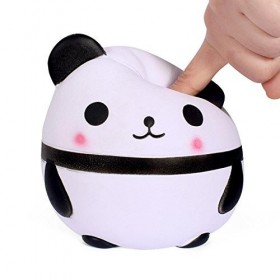 WeYingLe Squishy Panda Jumbo Jouet Spongieux Parfumé à la Crème Jouet pour Enfants et Adultes Agréable Jouet Anti-Stresse Gra