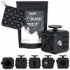 All Black Everything - Fidget Set Comprenant Un Fidget Cube incluant Un Fidget Popper Gratuit, Noir, Fidget Cube, Fidget popi