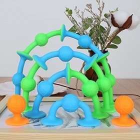 ZoneYan Sucker Toys, Sucker Toys Silicone, Sucker Toys Jeu de Fléchettes, FléChettes Jouets Antistress, Blocs de Construction